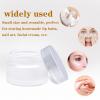 YHSWIN 6-Pack 30 mL Cosmetic Glass Jars, Empty Frosted-Glass Cream Containers, Refillable, with Silver Lids view 4