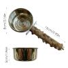 Hanging Stainless Steel Bird Food & Water Bowl with Clip and Branch Perch view 4