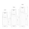 ZEOABSY 48-Pack 10 mL White Plastic Airless Cosmetic Pump Bottles, Non-Refillable view 2