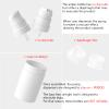 ZEOABSY 48-Pack 10 mL White Plastic Airless Cosmetic Pump Bottles, Non-Refillable view 4