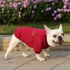 Classic Dog Sweater Winter Warm Coat, Christmas Costume, M Red Wine view 2