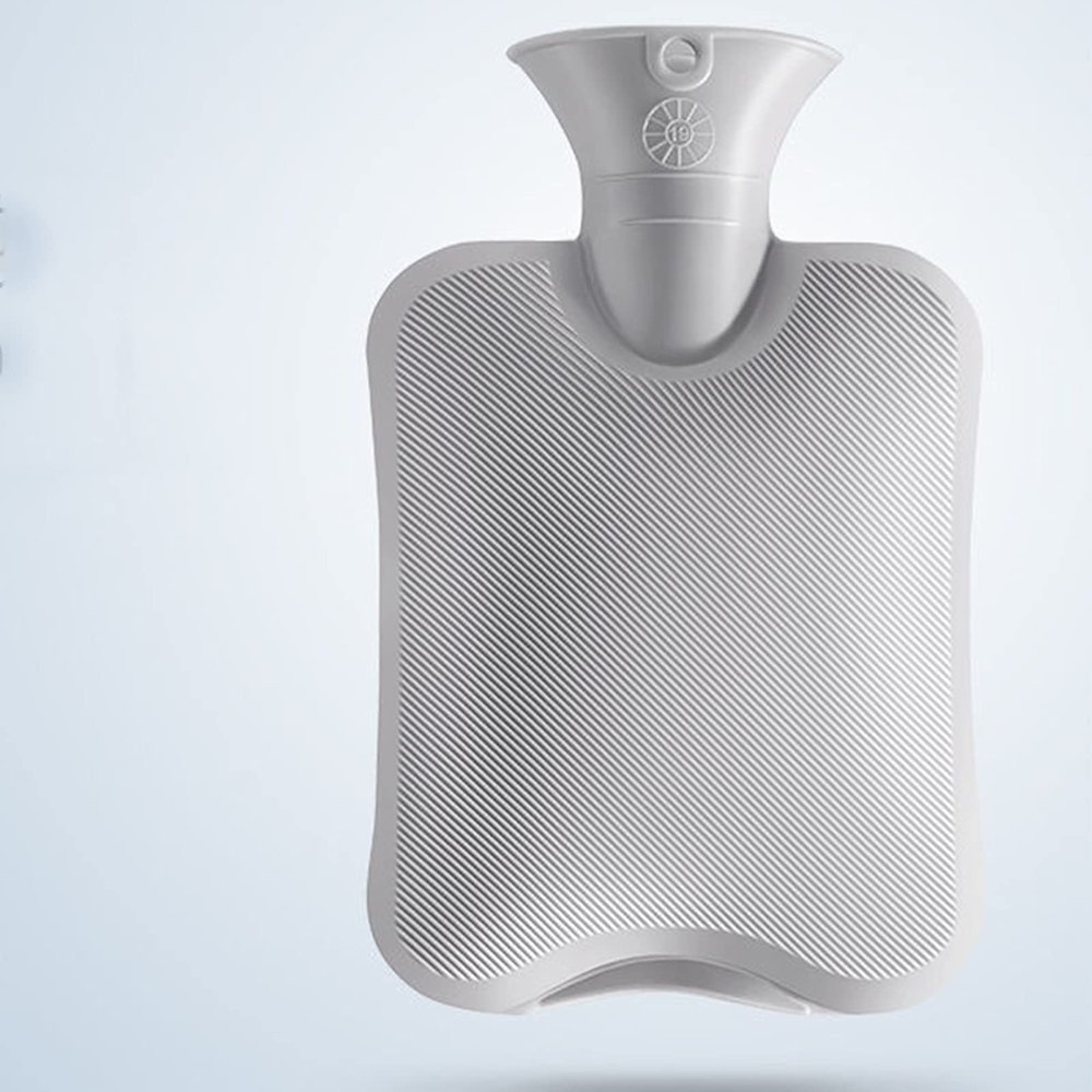 BcofoA 2L Hot Water Bottle for Children with Cover, Comfortable and Safe, Long-Lasting Heat Retention, Gift for Women and Men (Color: 1000ML-4)