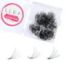 LLBA 500 Pre-Made Lash Fans, 3D Volume, 0.1, D Curl, 8 mm view 1