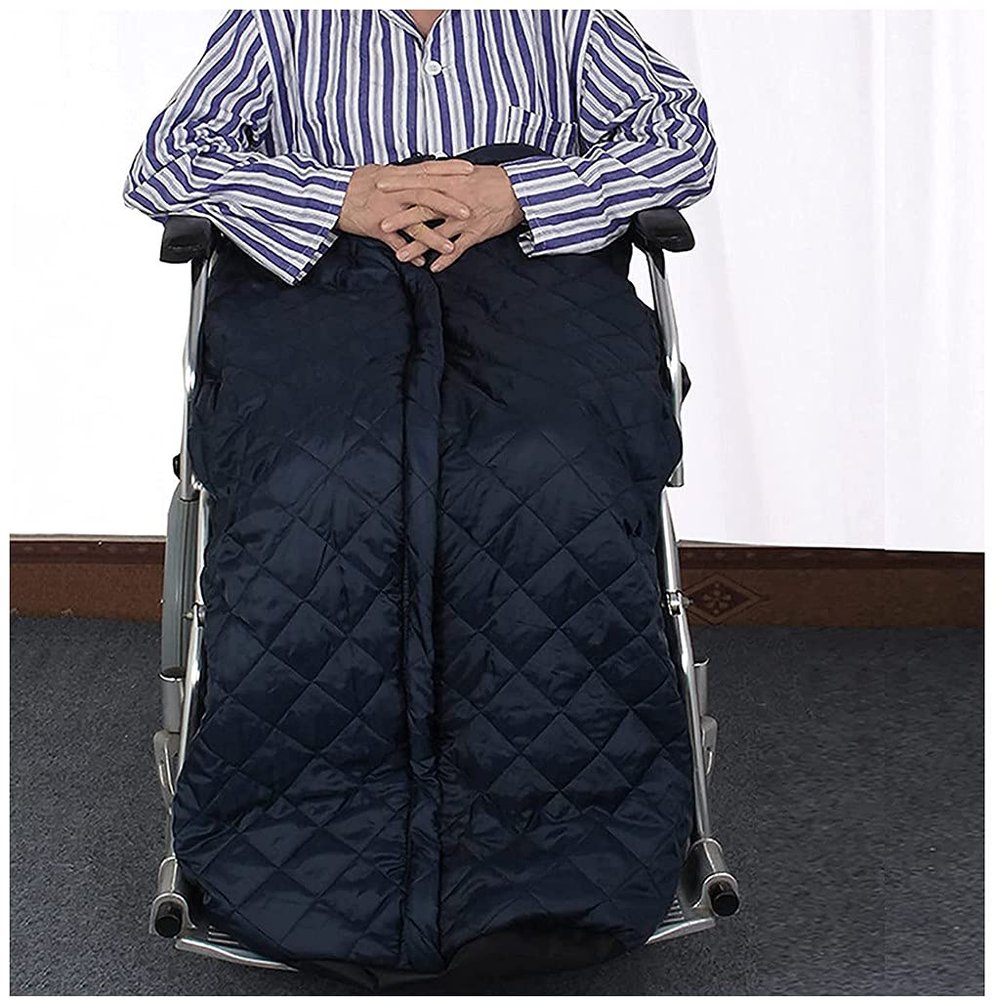 MJZYP Winter Warm Wheelchair Footmuff, Windproof Waterproof Fleece Cover