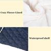 MJZYP Winter Warm Wheelchair Footmuff, Windproof Waterproof Fleece Cover view 4
