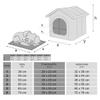 millybo Dog Den, Dog Bed, Dog House, Kennel, S–XXXL, Koleinen, Multiple Colors view 3