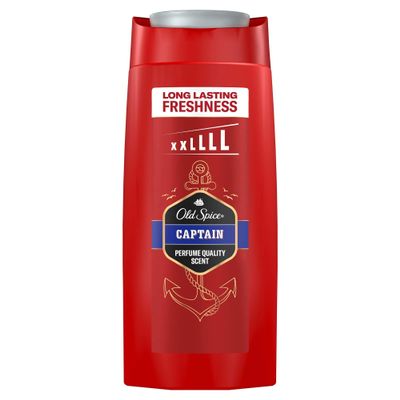 Old Spice Captain 3-in-1 Shower Gel & Shampoo for Men, 675 ml