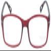 Montana Eyewear MR76B Plastic Reading Glasses in Red, +3.00 dpt view 2