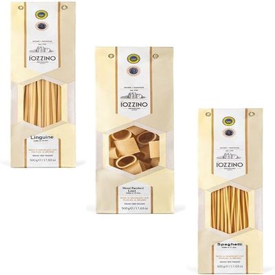 Pastificio F.lli Iozzino Gragnano PGI Pasta – Piccolo Chef Selection, 3 kg (6 x 500 g)