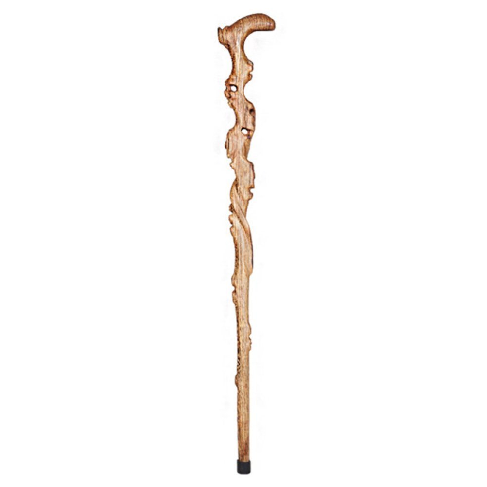 Wooden Walking Cane for Gentlemen, Non-Slip, for Seniors, Fashionable Gift