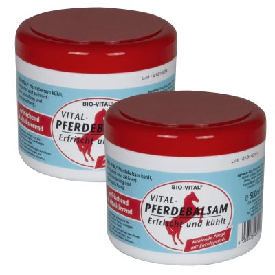 Trendyshop365 Horse Balm Cooling Gel 500 ml with Eucalyptus Oil (2 Jars)