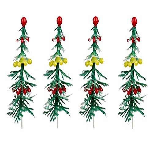 Oasis Supply Christmas Cupcake Decorations, Winter Holiday Party Cake Decorations, 24 Count (Christmas Tree Picks)