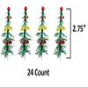 Oasis Supply Christmas Cupcake Decorations, Winter Holiday Party Cake Decorations, 24 Count (Christmas Tree Picks) view 2