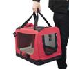 Mobiclinic Bal Dog Carrier, Size S, Foldable, Breathable, Red, Supports up to 8 kg, 50 x 34 x 36 cm view 3