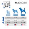 Mobiclinic Bal Dog Carrier, Size S, Foldable, Breathable, Red, Supports up to 8 kg, 50 x 34 x 36 cm view 4