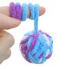 Andiker 3-Pack Cat Toy Wool Balls with Bell and String view 3