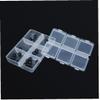TOSSPER Pill Organizer, Transparent Plastic Medicine Box, Tablet Dispenser Storage Case, Portable Travel Box for Vitamins, Fish Oil and Medicine view 1