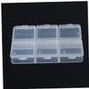 TOSSPER Pill Organizer, Transparent Plastic Medicine Box, Tablet Dispenser Storage Case, Portable Travel Box for Vitamins, Fish Oil and Medicine view 3