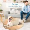Fluffy Washable Dog Bed with Plush Cushion view 2