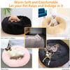 Fluffy Washable Dog Bed with Plush Cushion view 3