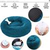 Fluffy Washable Round Dog Bed with Plush Pet Cushion view 4