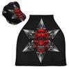 Samurai Black Weapon Skull Baby Car Seat Canopy and Nursing Cover view 1