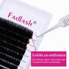 Individual Classic 1:1 Eyelash Extensions, 0.05 mm D Curl, 8–14 mm Mix view 3