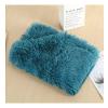Qing Blue Plush Donut Pet Bed, 100 x 75 cm view 1