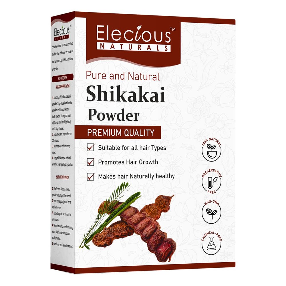 Elecious Shikakai Powder for Hair, 200 g
