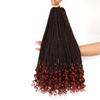 7-Pack Crochet Box Braids with Curly Ends, 3S Wavy, 18 in, #T-350 view 2