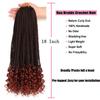 7-Pack Crochet Box Braids with Curly Ends, 3S Wavy, 18 in, #T-350 view 4