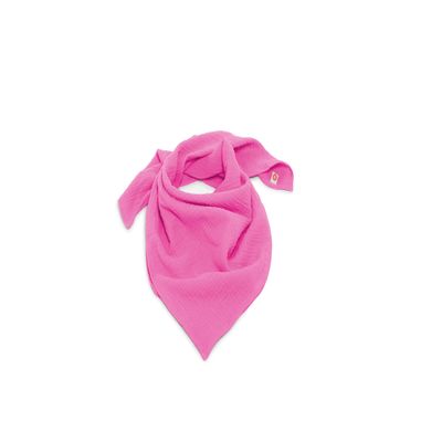 nanito Muslin Cloth 75 x 75 cm, Pastel Pink, 100% Cotton Double Gauze