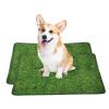 Yumech 2Pcs Artificial Pet Pee Grass Mat view 1