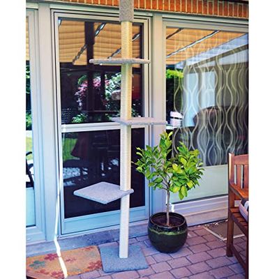 Clevercat Terrasso Sun Outdoor Cat Tree for Covered Terraces or Balconies