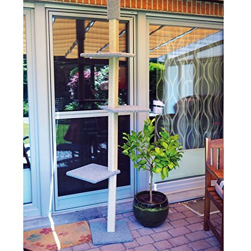 Clevercat Terrasso Sun Outdoor Cat Tree for Covered Terraces or Balconies