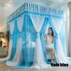 Luxury Palace Bed Canopy Curtains, European-Style Double-Layer Princess Canopy view 2