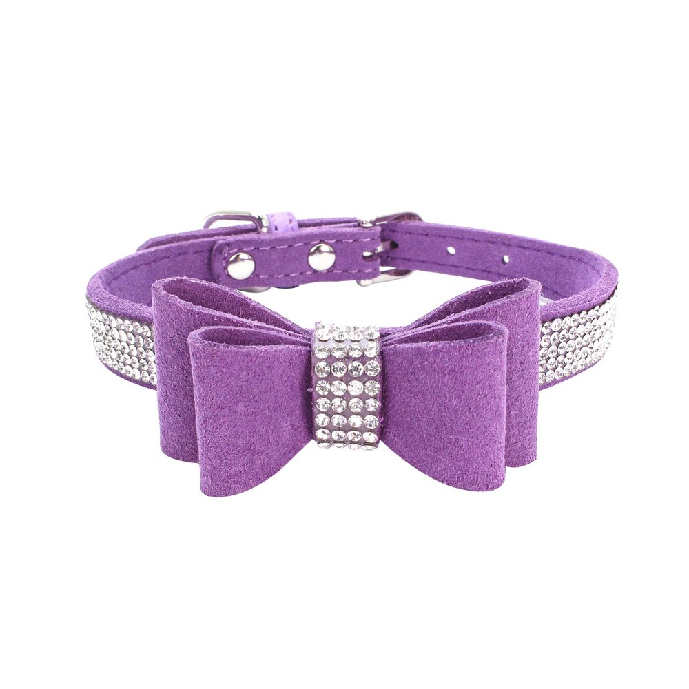 Pet Collar with Sparkling Rhinestones