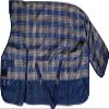 HKM Orlando Plaid Horse Blanket 8238, Navy/Green, Size 135 view 1