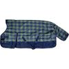 HKM Cleveland Plaid Horse Blanket 8238 Navy/Green, 115 view 1