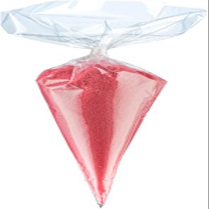 Fruity Melon Exfoliating Salt - 300 g in a Transparent Polka-Dot Bag - Set of 6