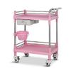 GHCXY Mobile Beauty Salon Cart with Drawers, Pink, XL 73 × 53 × 90 cm view 1