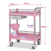GHCXY Mobile Beauty Salon Cart with Drawers, Pink, XL 73 × 53 × 90 cm view 2