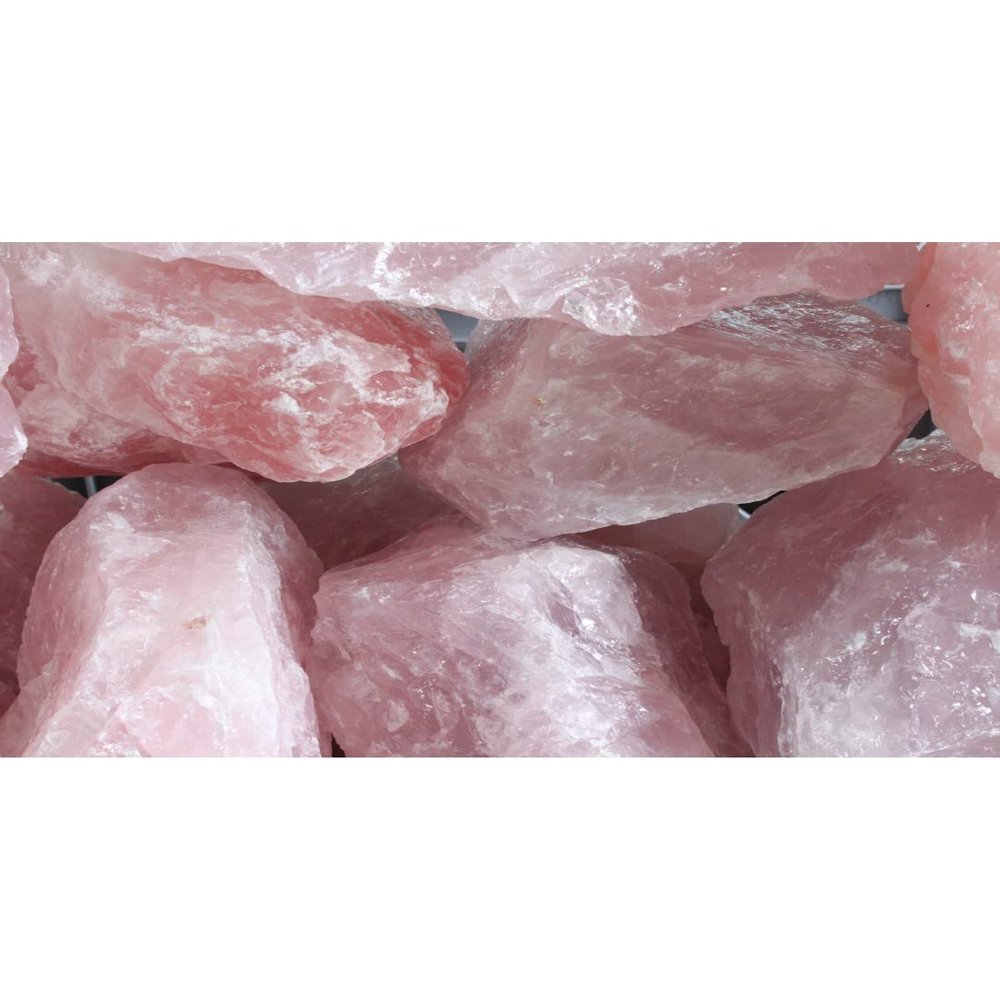 Natural Rose Quartz Stone from Brazil, 200–300 g