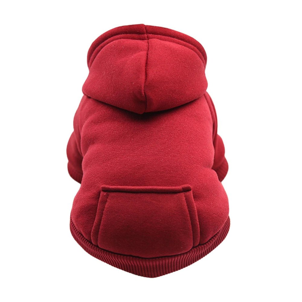 Tonsee Dog Hoodie for Small to Medium Dogs (Red, S)