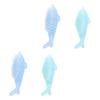 4-Piece Dolphin Nail Brush Set for Fingernail Cleaning view 1