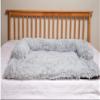 Calming Dog Bed, Large, Cozy, 4 cm Long-Pile Plush, Washable, Non-Slip view 3