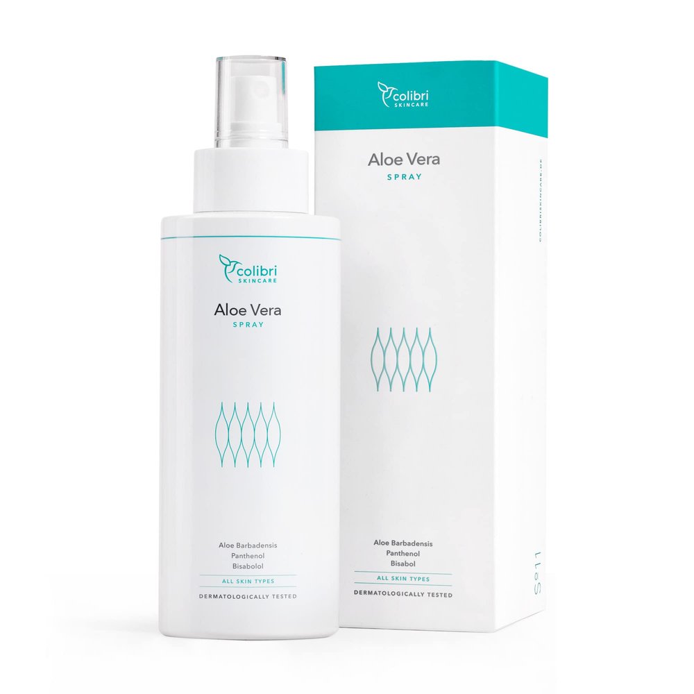colibri skincare Aloe Vera Spray 250 ml - After-Sun for Face & Hair