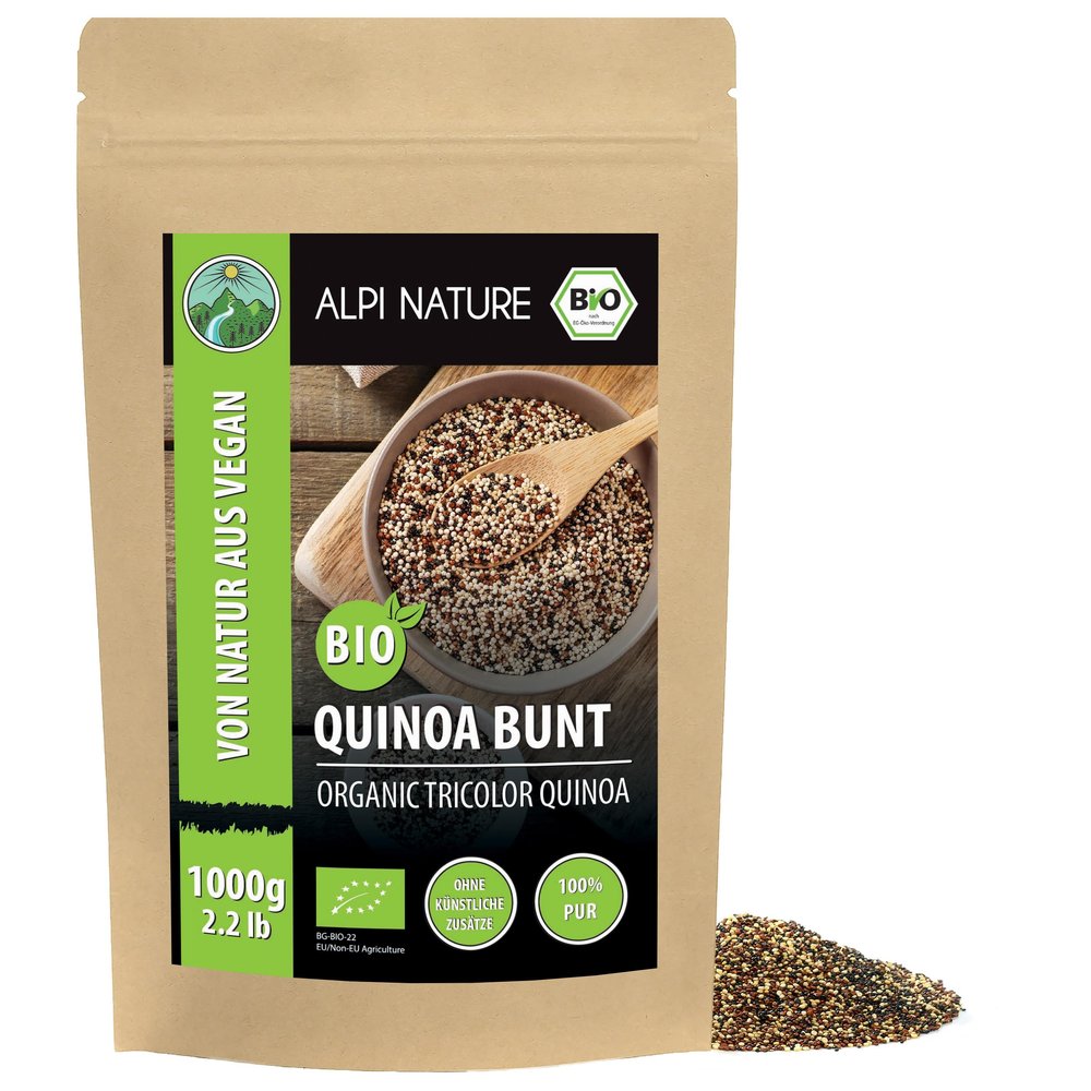 Alpi Nature Organic Tri-Color Quinoa, 1 kg