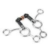 tooloflife Copper Roller Dutch Snaffle Bit, Stainless Steel, 135 mm view 3