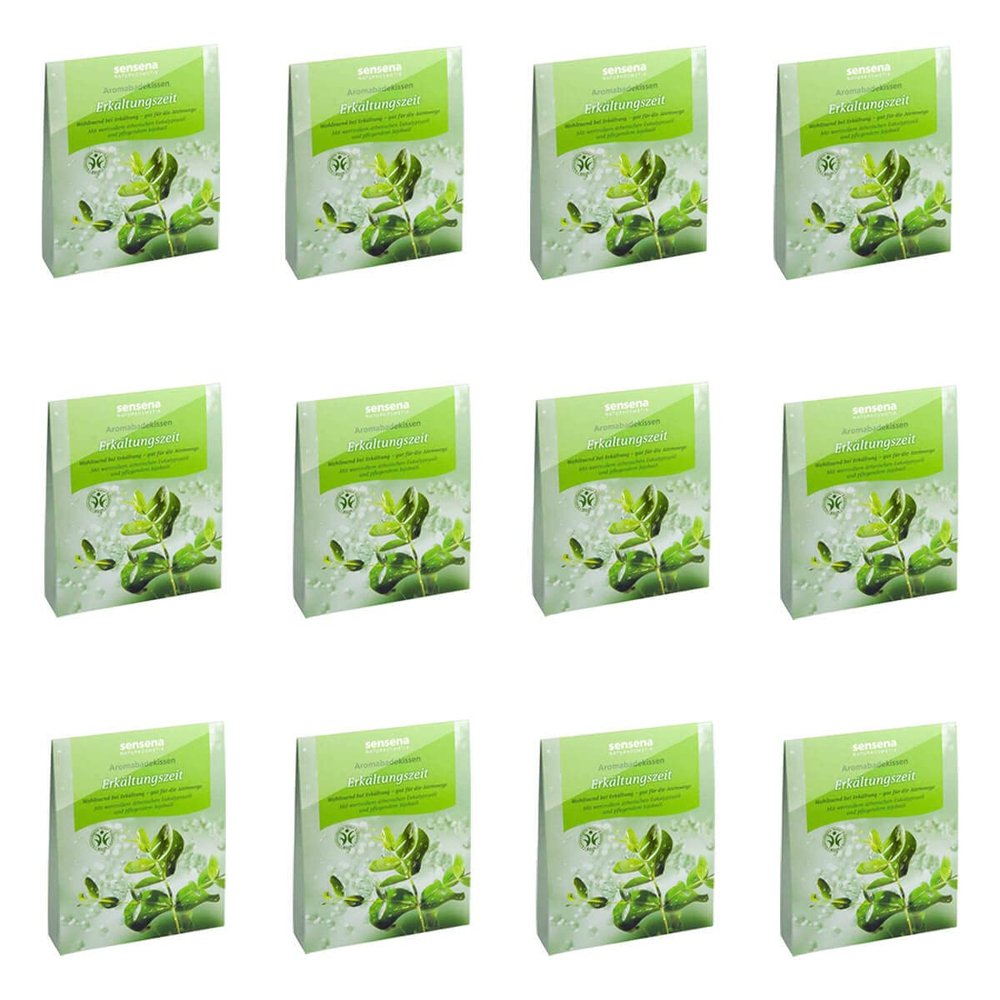 sensena Natural Cosmetics - Cold Season Aromatic Bath Pillows - 60 g - Pack of 12